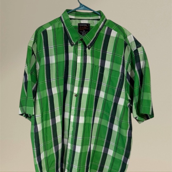 Walnut Creek Other - Walnut Creek Men's Green Plaid Button Down Shirt 3XL